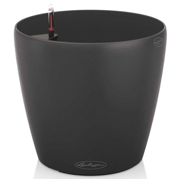 LECHUZA Planter Classico Color 35 ALL-IN-ONE Slate 13224