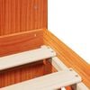 vidaXL Bed Frame without Mattress Wax Brown 140x200 cm Solid Wood Pine