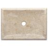 vidaXL Sink Cream 50x35x10 cm Marble