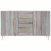 vidaXL Sideboard Grey Sonoma 100x36x60 cm Engineered Wood