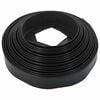 vidaXL Lawn Edgings Black 2000 x 4 x 5 cm Plastic