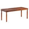 vidaXL Dining Table 180x90x76 cm Solid Wood