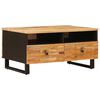 vidaXL Coffee Table Brown 89 x 59.5 x 17 cm Solid Mango Wood