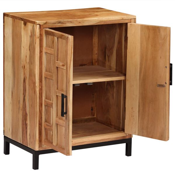 vidaXL Sideboard Solid Acacia Wood 60x35x76 cm Brown