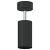 vidaXL Ceiling Spotlight with Spotlights Black 6 x 6 x 16 cm Metal