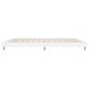 vidaXL Bed Frame without Mattress High Gloss White 150x200 cm King Size