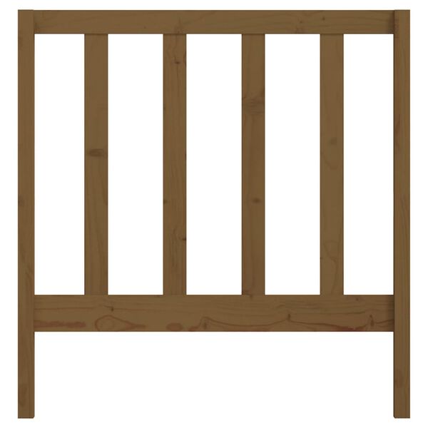 vidaXL Bed Headboard Honey Brown 96x4x100 cm Solid Wood Pine