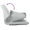 vidaXL 4 Piece Foldable Boat Seat Set Grey