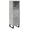 vidaXL Bathroom Cabinet Concrete Grey 30x30x100 cm Engineered Wood