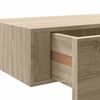 vidaXL Wall-mounted Drawer Shelves 2 pcs Oak 60x23.5x10cm MDF
