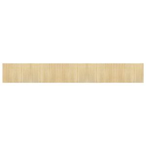 vidaXL Rug Rectangular Light Nature 70x500 cm Bamboo