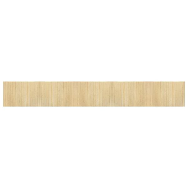 vidaXL Rug Rectangular Light Nature 70x500 cm Bamboo