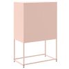 vidaXL Highboard Pink 68.5x38.5x107 cm Steel