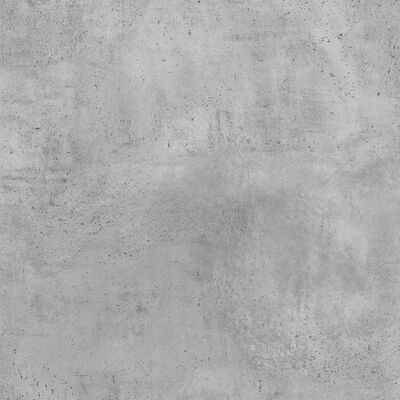 vidaXL Wall Mounted Cabinet Concrete Grey 34.5x34x90 cm