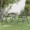 vidaXL Garden Table &Oslash;60x72 cm Expanded Metal Mesh Anthracite