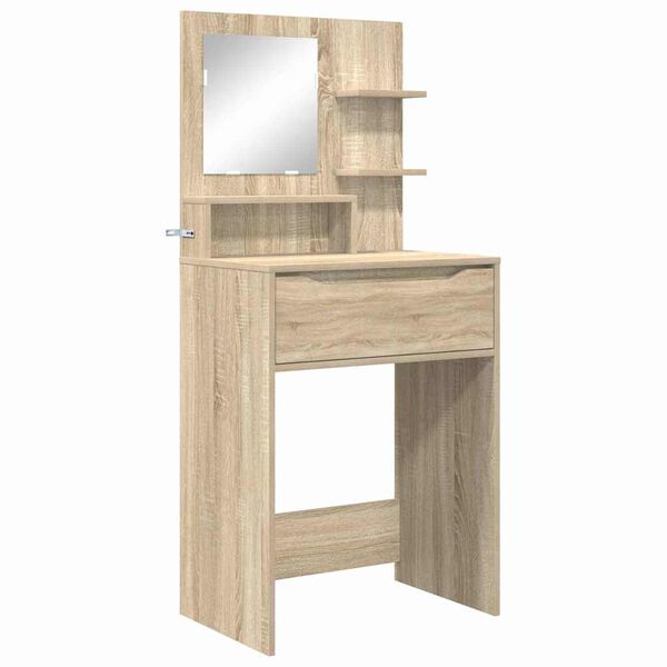 vidaXL Bedroom Dressing Tables Sonoma Oak 80 x 39.6 x 135 cm