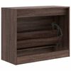 vidaXL Shoe Cabinet Brown Oak 80x34x63 cm Engineered Wood