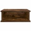 vidaXL Bedside Table Smoked Oak 40 x 31 x 15 cm Engineered Wood