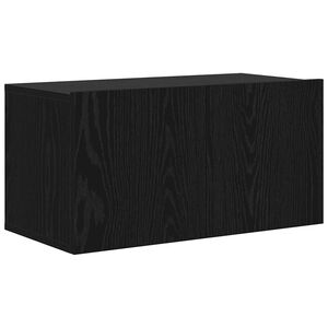 vidaXL TV Cabinet Set Black 60 x 30 x 30 cm Engineered Wood