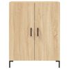 vidaXL Highboard Sonoma Oak 69.5x34x180 cm Engineered Wood