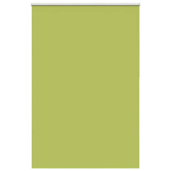 vidaXL Roller Blind Blackout Leaves Green 155x230 cm Fabric Width 151.6 cm Polyester