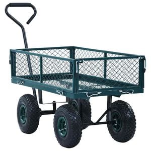 vidaXL Garden Hand Trolley Green 250 kg