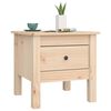 vidaXL Side Tables 2 pcs 40x40x39 cm Solid Wood Pine
