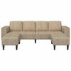 vidaXL Living Room Couch 3 pcs Light Grey