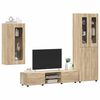 vidaXL TV Cabinet Set with Drawer FLORIN Sonoma Oak Engineered Wood