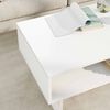 vidaXL Coffee Table White 80 x 46 x 35 cm Engineered Wood