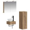 vidaXL Bathroom Cabinet Set 4 pcs Artisan Oak Engineered Wood
