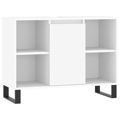 vidaXL Bathroom Cabinet White 80x33x60 cm Engineered Wood