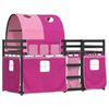 vidaXL Bunk Bed without Mattress Pink 80x200 cm Solid Wood Pine