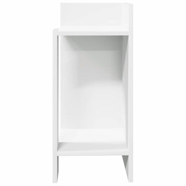 vidaXL Side Table with Shelf White 25.5x27x60 cm