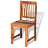 vidaXL Dining Chairs 4 pcs Solid Acacia Wood