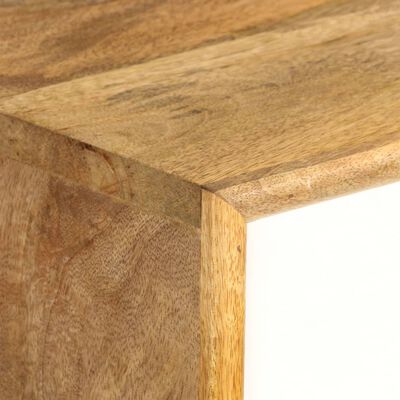 vidaXL Sideboard 110x30x82 cm Solid Mango Wood