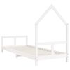 vidaXL Kids Bed Frame White 80x200 cm Solid Wood Pine