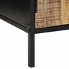 vidaXL Bedside Cabinet Brown and Black 50 x 30 x 45 cm
