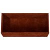 vidaXL Planter 62x30x29 cm Corten Steel