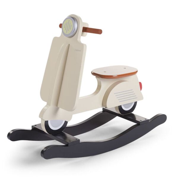CHILDHOME Rocking Scooter Beige and Black CWRSCR