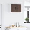 vidaXL Kitchen Cabinet 2 pcs Brown Oak 30 x 31 x 40 cm Engineered Wood