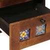 vidaXL Bedside Cabinet Brown 40 x 33 x 46 cm Solid Mango Wood