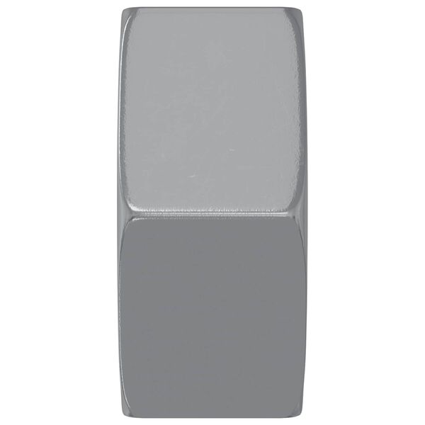 vidaXL Hex Nut 2 pcs Silver M6 Iron