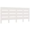 vidaXL Headboard White 140x3x80 cm Solid Wood Pine