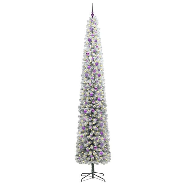 vidaXL Artificial Christmas Tree with 300 LEDs with Stand Green 300 cm