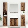 vidaXL Bathroom Cabinet Old Wood 64.5 x 33.5 x 59 cm Engineered Wood