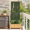vidaXL Garden Privacy Screen Olive green 50 x 140 cm Cold-rolled steel