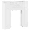 vidaXL Fireplace Surround High Gloss White 93 x 20 x 89 cm