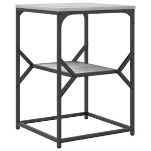 vidaXL Side Table Grey Sonoma 41 x 40 x 60 cm