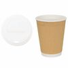 vidaXL Paper Coffee Cups with Lids 1000 pcs 12oz 300ml